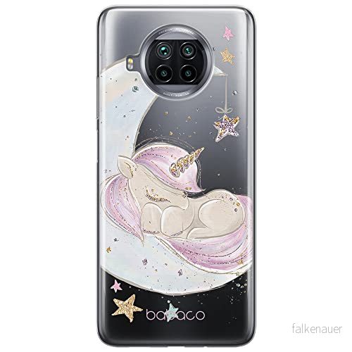 ERT GROUP mobiltelefonfodral för Xiaomi MI 10T LITE/REDMI NOTE 9 PRO 5G originalt och officiellt licensierat Babaco mönster Unicorn 003, gedeeltelijk transparant 5903537154695
