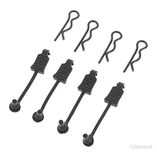 Arrma AR390178 Kroppsklämma Hållare 1/8 skala svart (4) radiokontroll bildelar 5052127015738