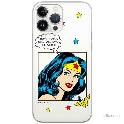 ERT GROUP mobiltelefonfodral för Huawei P30 Lite originalt och officiellt licensierat DC mönster Wonder Woman 028 Vit optimalt anpassad till formen på mobiltelefonen, gedeeltelijk transparant 5903932943580