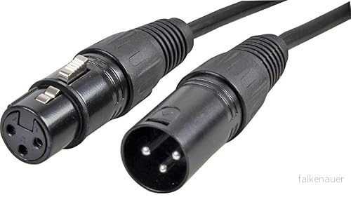 3 stift XLR hane till hona mikrofonkabel, 10 m svart 5051259226791 3 stift XLR hane till hona mikrofonkabel, 10 m svart 5051259226791