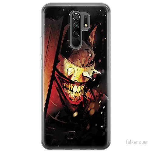 ERT GROUP mobiltelefonfodral för Xiaomi REDMI 9 originalt och officiellt licensierat DC mönster Batman Who Laughs 005 optimalt anpassad till formen på mobiltelefonen, fodral tillverkad av TPU plast 5903040289907