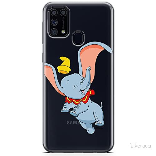 ERT GROUP mobiltelefonfodral för Samsung M31 originalt och officiellt licensierat Disney mönster Dumbo 015 optimalt anpassad till formen på mobiltelefonen, gedeeltelijk transparant 5905131183217