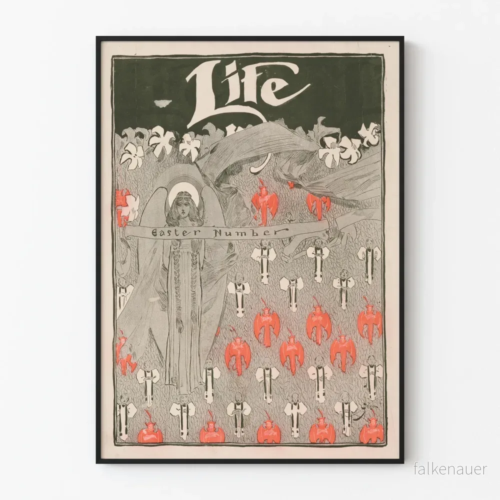 Vintage Life Påsknummer Poster för väggdekoration