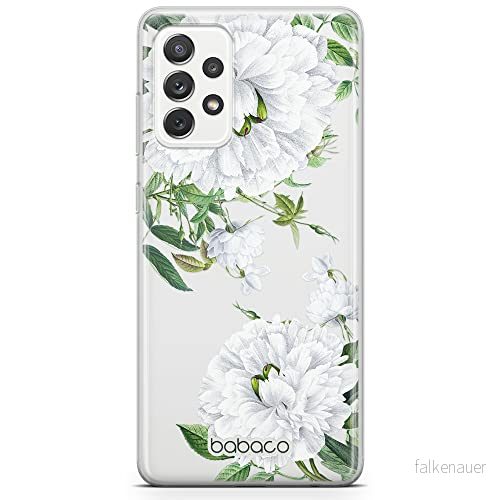 ERT GROUP mobiltelefonfodral för Samsung A52 5G / LTE 4G A52S originalt och officiellt licensierat Babaco mönster Flowers 047 anpassad till formen på mobiltelefonen, gedeeltelijk transparant 5905131333780