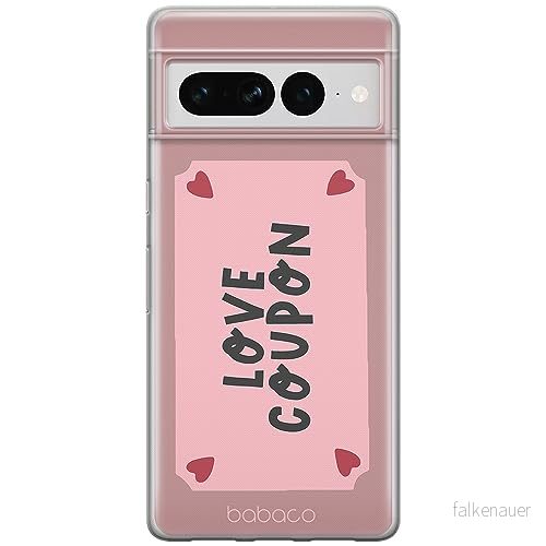 ERT GROUP mobiltelefonfodral för Google PIXEL 7 PRO originalt och officiellt licensierat Babaco mönster Love Coupon 001 optimalt anpassad till formen på mobiltelefonen, fodral tillverkad av TPU plast 5905795168964