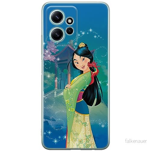 ERT GROUP mobiltelefonfodral för Xiaomi REDMI NOTE 12 4G originalt och officiellt licensierat Disney mönster Mulan 001 optimalt anpassad till formen på mobiltelefonen, fodral tillverkad av TPU plast 5905511953966