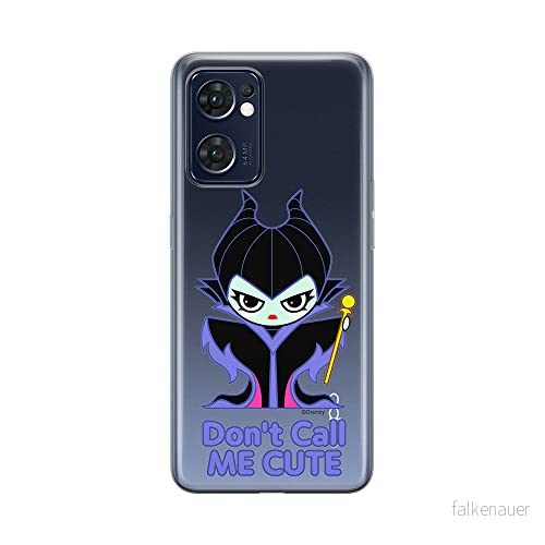 ERT GROUP mobiltelefonfodral för Oppo RENO 7 5G originalt och officiellt licensierat Disney mönster Maleficent 003 optimalt anpassad till formen på mobiltelefonen, gedeeltelijk transparant 5905511317317