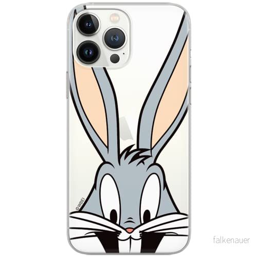 ERT GROUP mobiltelefonfodral för Samsung F62 / M62 originalt och officiellt licensierat Looney Tunes mönster Bugs 001 optimalt anpassad till formen på mobiltelefonen, gedeeltelijk transparant 5904805528323