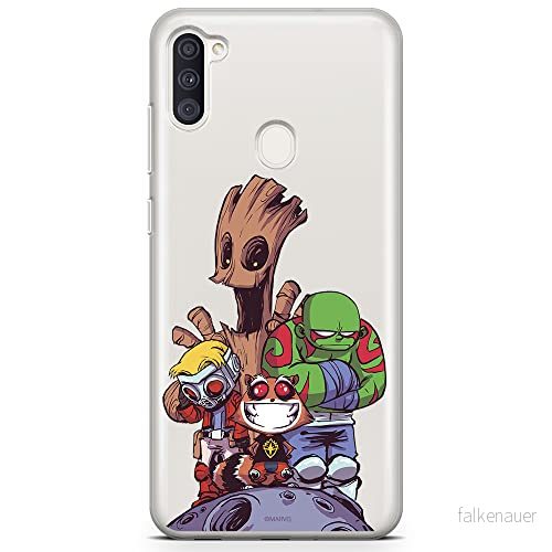 ERT GROUP mobiltelefonfodral för Samsung A03S originalt och officiellt licensierat Marvel mönster Guardians of the Galaxy 017 optimalt anpassad till formen på mobiltelefonen, gedeeltelijk transparant 5904805001079