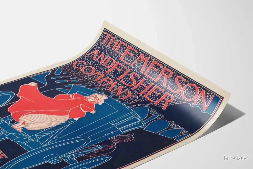 Vintageposter för Carrossiers Emerson och Fisher Cincinnati Ohio - Bild 3