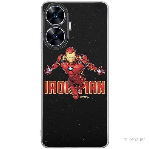 ERT GROUP mobiltelefonfodral för Realme C55 originalt och officiellt licensierat Marvel mönster Iron Man 030 optimalt anpassad till formen på mobiltelefonen, fodral tillverkad av TPU plast 5905511865641