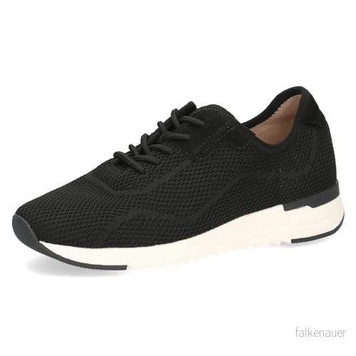 Caprice dam 9 23799 43 sneakers, Svart stickad, 37 EU, EU 4064216077467