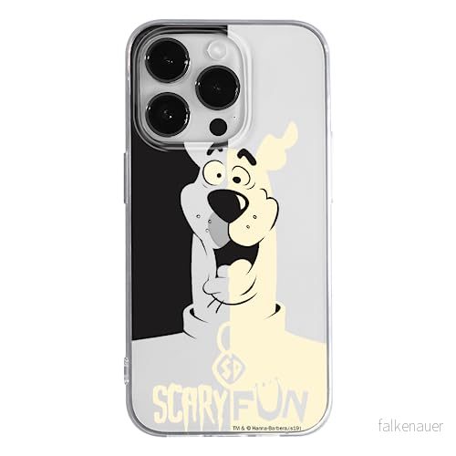 ERT GROUP mobiltelefonfodral för Apple Iphone 14 PRO MAX originalt och officiellt licensierat Scooby Doo mönster 008 anpassad till formen på mobiltelefonen, gedeeltelijk transparant 5905131942340