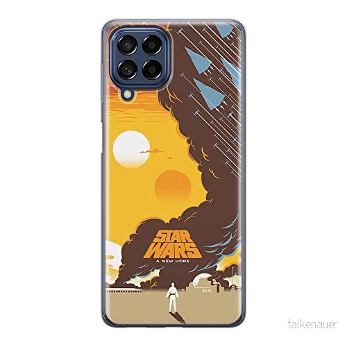 ERT GROUP mobiltelefonfodral för Samsung M33 5G originalt och officiellt licensierat Star Wars mönster 027 optimalt anpassad till formen på mobiltelefonen, fodral tillverkad av TPU plast 5905511350765