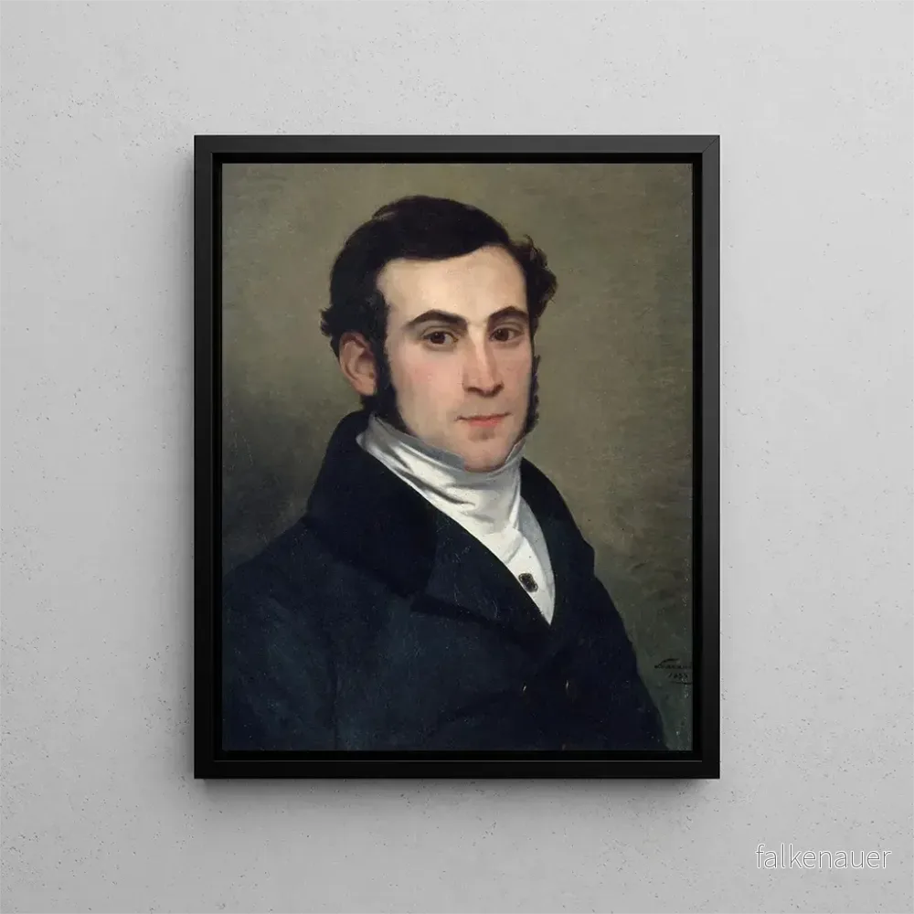 Målning av okänd person, föreslagen, av Alexandre Auguste Ledru-Rollin - Alphonse Lavaudan