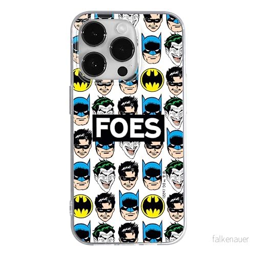 ERT GROUP mobiltelefonfodral för Apple Iphone 14 PRO MAX originalt och officiellt licensierat DC mönster Batman 078 optimalt anpassad till formen på mobiltelefonen, fodral tillverkad av TPU plast 5905131939296