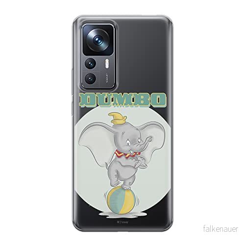 ERT GROUP mobiltelefonfodral för Xiaomi 12T/12T pro/K50 Ultra originalt och officiellt licensierat Disney mönster Dumbo 006 optimalt anpassad till formen på mobiltelefonen, gedeeltelijk transparant 5905511575601