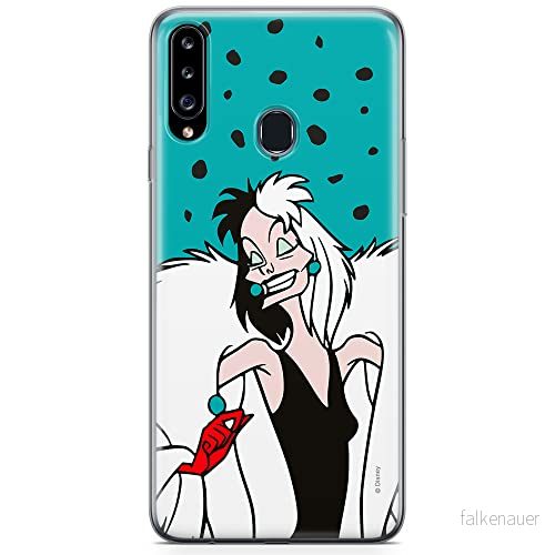 ERT GROUP mobiltelefonfodral för Samsung A20S originalt och officiellt licensierat Disney mönster Cruella 004 optimalt anpassad till formen på mobiltelefonen, fodral tillverkad av TPU plast 5904805441240