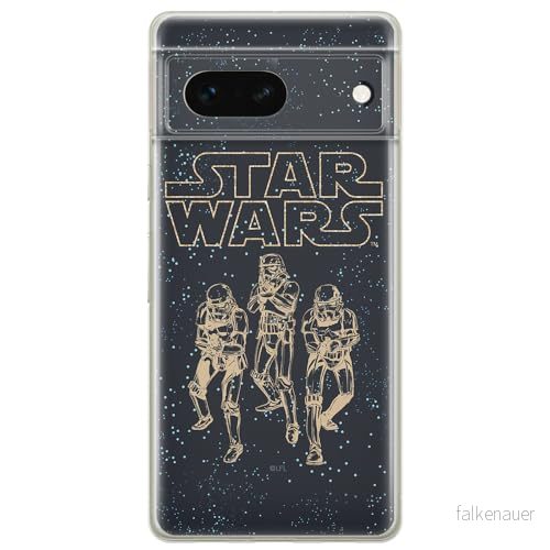 ERT GROUP mobiltelefonfodral för Google PIXEL 7 originalt och officiellt licensierat Star Wars mönster 005 optimalt anpassad till formen på mobiltelefonen, fodral tillverkad av TPU plast 5905795144685