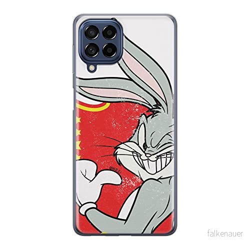 ERT GROUP mobiltelefonfodral för Samsung M53 5G originalt och officiellt licensierat Looney Tunes mönster Bugs 010 optimalt anpassad till formen på mobiltelefonen, fodral tillverkad av TPU plast 5905511382919