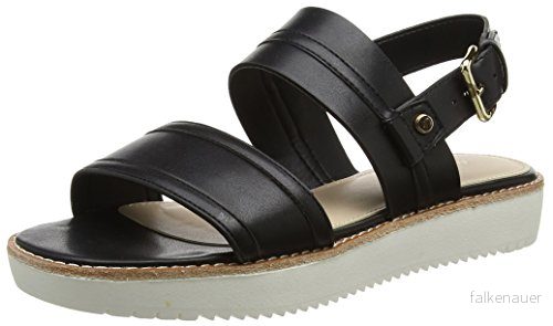 Aldo Maxxim Flatform sandaler för kvinnor, svart 96 syntetisk, 37.5 EU 627666504934