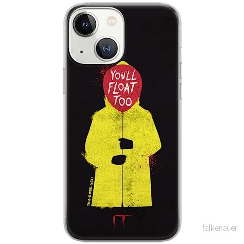 ERT GROUP mobiltelefonfodral för Iphone 13 originalt och officiellt licensierat Horror mönster It 003 optimalt anpassad till formen på mobiltelefonen, fodral tillverkad av TPU plast 5905131951717