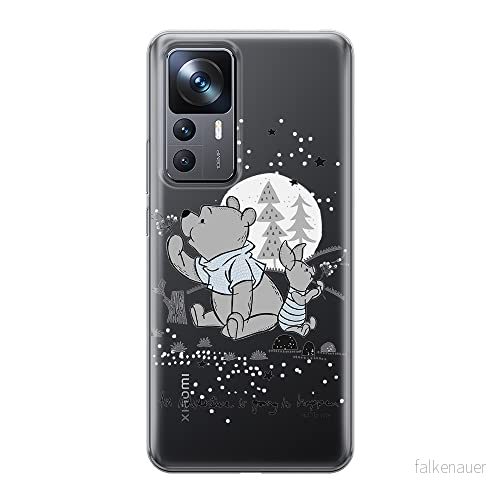 ERT GROUP mobiltelefonfodral för Xiaomi 12T/12T pro/K50 Ultra originalt och officiellt licensierat Disney mönster Winnie the Pooh & Friends 008, gedeeltelijk transparant 5905511574802