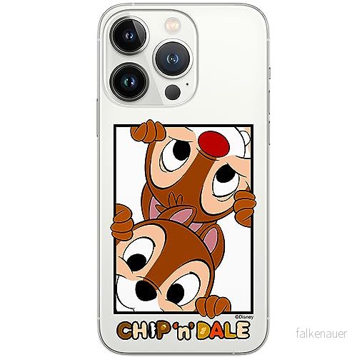 ERT GROUP mobiltelefonfodral för Iphone 13 PRO originalt och officiellt licensierat Disney mönster Chip & Dale 005 optimalt anpassad till formen på mobiltelefonen, gedeeltelijk transparant 5905795021924