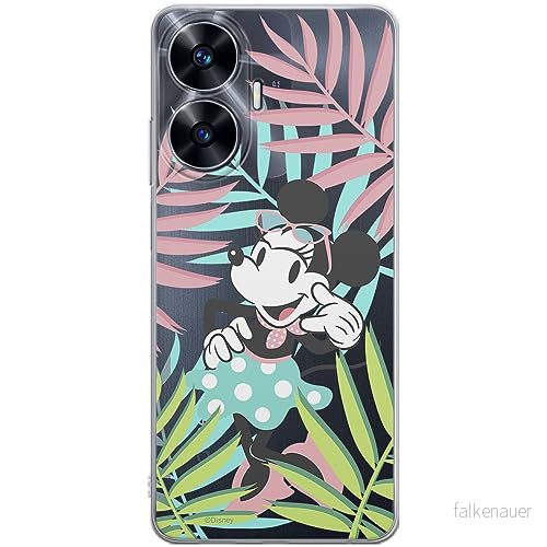 ERT GROUP mobiltelefonfodral för Realme C55 originalt och officiellt licensierat Disney mönster Minnie 040 optimalt anpassad till formen på mobiltelefonen, gedeeltelijk transparant 5905511873714