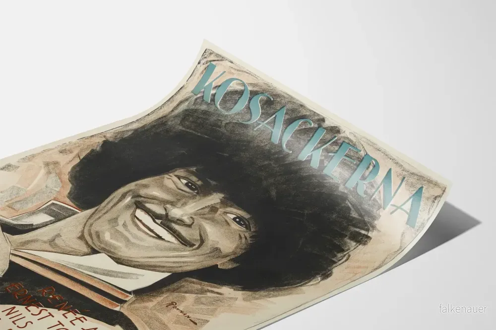 Vintageposter Kosackerna - Klassisk filmväggdekoration - Bild 3