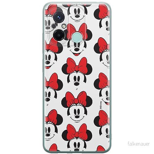 ERT GROUP mobiltelefonfodral för Xiaomi REDMI 12C/ 11A originalt och officiellt licensierat Disney mönster Minnie 058 anpassad till formen på mobiltelefonen, fodral tillverkad av TPU plast 5905511841027