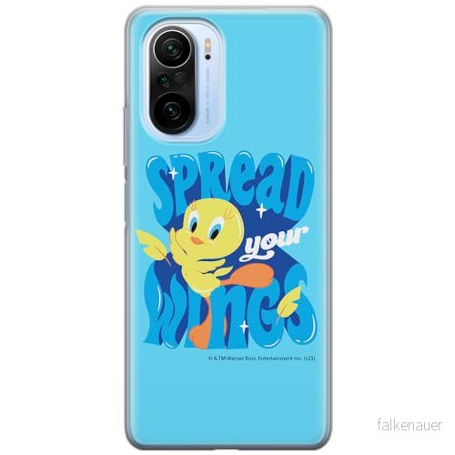 ERT GROUP mobiltelefonfodral för Xiaomi MI 11i/ REDMI K40/K40 PRO/POCO F3/ F3 PRO originalt och officiellt licensierat Looney Tunes mönster Tweety 014, fodral tillverkad av TPU plast 5905795096243