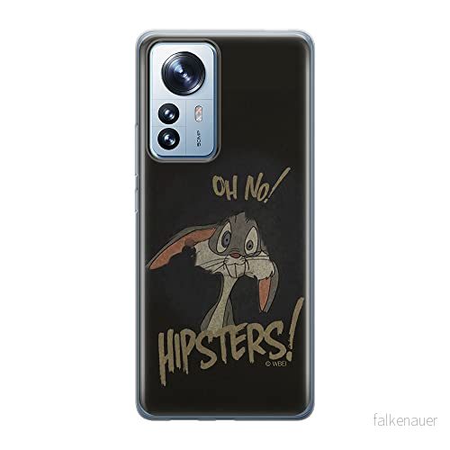 ERT GROUP mobiltelefonfodral för Xiaomi 12 / 12X originalt och officiellt licensierat Looney Tunes mönster Bugs 005 optimalt anpassad till formen på mobiltelefonen, fodral tillverkad av TPU plast 5905511479756