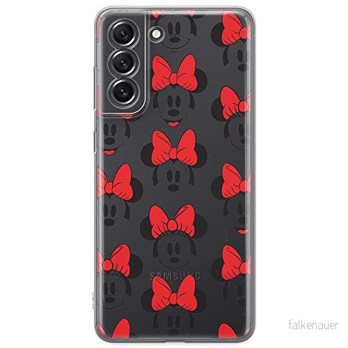 ERT GROUP mobiltelefonfodral för Samsung S21 FE originalt och officiellt licensierat Disney mönster Minnie 058 optimalt anpassad till formen på mobiltelefonen, gedeeltelijk transparant 5903932977202