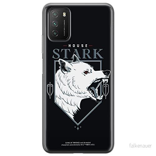 ERT GROUP mobiltelefonfodral för Xiaomi REDMI 9T originalt och officiellt licensierat Game od Thrones mönster of 007 anpassad till formen på mobiltelefonen, fodral tillverkad av TPU plast 5904805600876