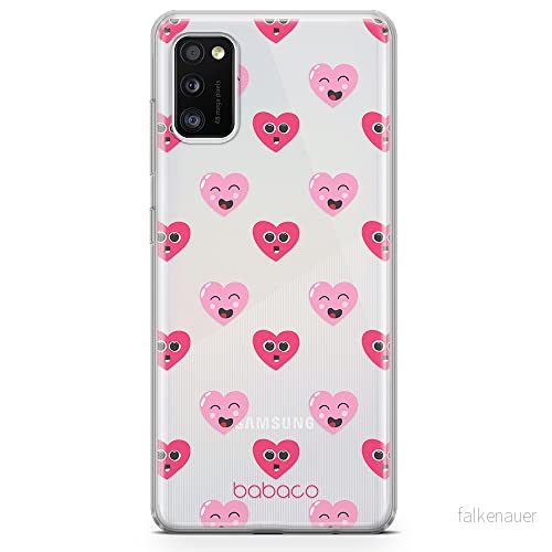 ERT GROUP mobiltelefonfodral för Samsung A41 originalt och officiellt licensierat Babaco mönster Hearts 006 optimalt anpassad till formen på mobiltelefonen, gedeeltelijk transparant 5904805020087