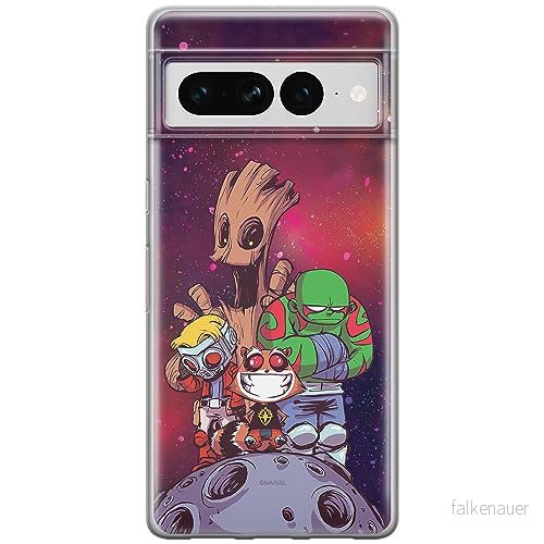 ERT GROUP mobiltelefonfodral för Google PIXEL 7 PRO originalt och officiellt licensierat Marvel mönster Guardians of the Galaxy 017, fodral tillverkad av TPU plast 5905795180065