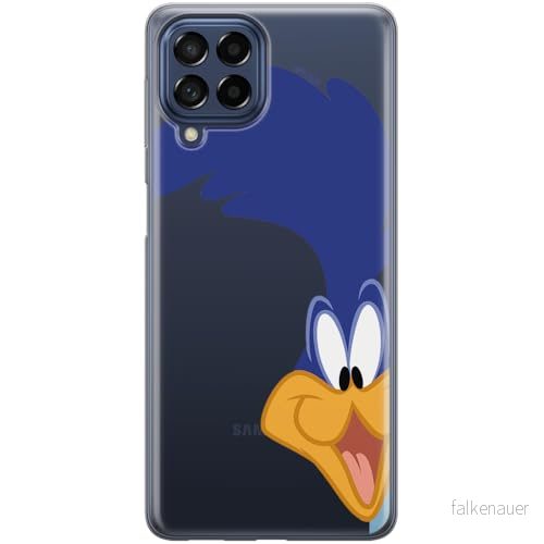 ERT GROUP mobiltelefonfodral för Samsung M53 5G originalt och officiellt licensierat Looney Tunes mönster Road Runner 001 optimalt anpassad till formen på mobiltelefonen, gedeeltelijk transparant 5905511383770