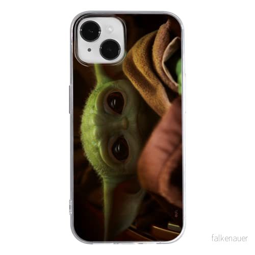 ERT GROUP mobiltelefonfodral för Apple Iphone 14 PLUS originalt och officiellt licensierat Star Wars mönster Baby Yoda 002 anpassad till formen på mobiltelefonen, fodral tillverkad av TPU plast 5905131909503