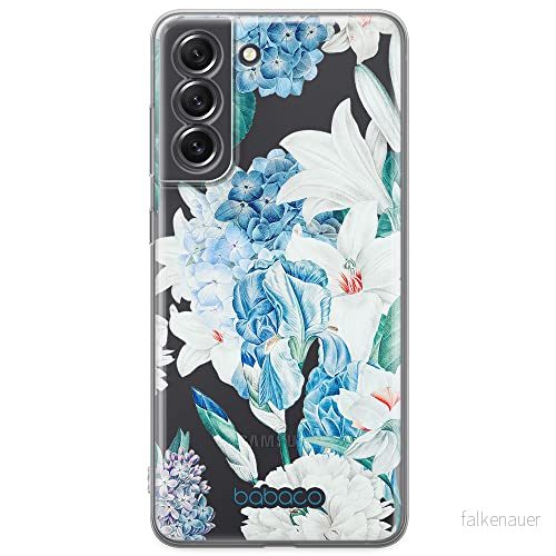 ERT GROUP mobiltelefonfodral för Samsung S21 FE originalt och officiellt licensierat Babaco mönster Flowers 026 optimalt anpassad till formen på mobiltelefonen, gedeeltelijk transparant 5905131263032