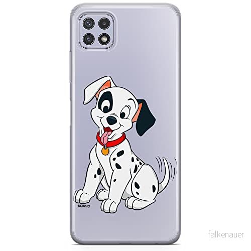 ERT GROUP mobiltelefonfodral för Samsung A22 5G originalt och officiellt licensierat Disney mönster Dalmatian 006 Vit optimalt anpassad till formen på mobiltelefonen, gedeeltelijk transparant 5904805886249