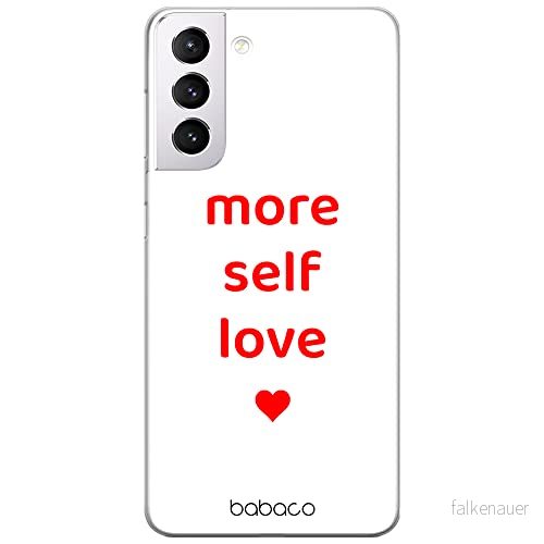 ERT GROUP mobiltelefonfodral för Samsung S21 originalt och officiellt licensierat Babaco mönster More self love 001 optimalt anpassad till formen på mobiltelefonen, fodral tillverkad av TPU plast 5903932915426