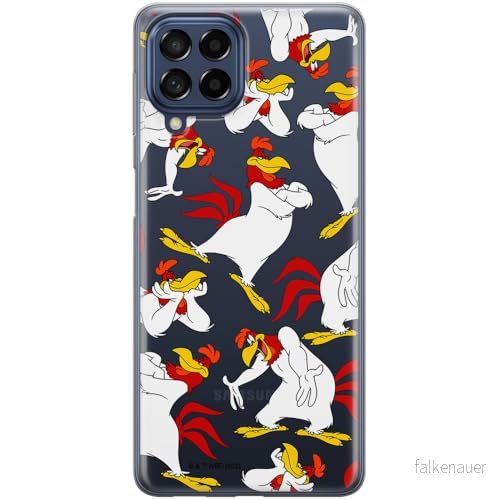 ERT GROUP mobiltelefonfodral för Samsung M53 5G originalt och officiellt licensierat Looney Tunes mönster Foghorn Leghorn 001 optimalt anpassad till formen på mobiltelefonen, gedeeltelijk transparant 5905511668068