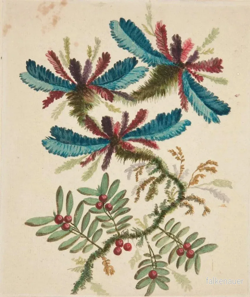 Målning Fleurs fantastiques - Anne Allen | Konsttryck - Bild 2
