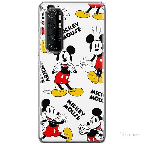 ERT GROUP mobiltelefonfodral för Xiaomi MI NOTE 10 Lite originalt och officiellt licensierat Disney mönster Mickey 050 anpassad till formen på mobiltelefonen, fodral tillverkad av TPU plast 5905795032388