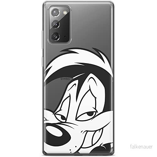 ERT GROUP mobiltelefonfodral för Samsung GALAXY NOTE 20 originalt och officiellt licensierat Looney Tunes mönster Pepe Le Pew 001 anpassad till formen på mobiltelefonen, gedeeltelijk transparant 5903040454121