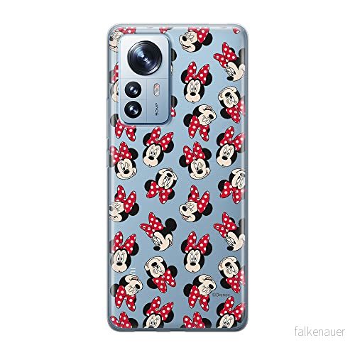 ERT GROUP mobiltelefonfodral för Xiaomi 12 PRO originalt och officiellt licensierat Disney mönster Minnie 001 optimalt anpassad till formen på mobiltelefonen, gedeeltelijk transparant 5905511524722
