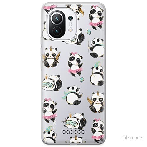 ERT GROUP mobiltelefonfodral för Xiaomi 11 originalt och officiellt licensierat Babaco mönster Panda 008 optimalt anpassad till formen på mobiltelefonen, gedeeltelijk transparant 5904805415265