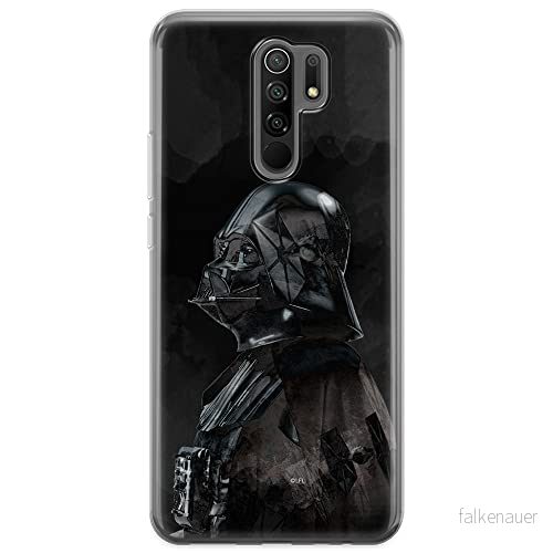 ERT GROUP mobiltelefonfodral för Xiaomi REDMI 9 originalt och officiellt licensierat Star Wars mönster Darth Vader 003 optimalt anpassad till formen på mobiltelefonen, fodral tillverkad av TPU plast 5903040293843