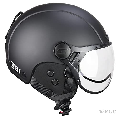 CGM EBI Unisex Vuxen Skidhjälm, matt svart, M (57 58 cm) 8052015720963